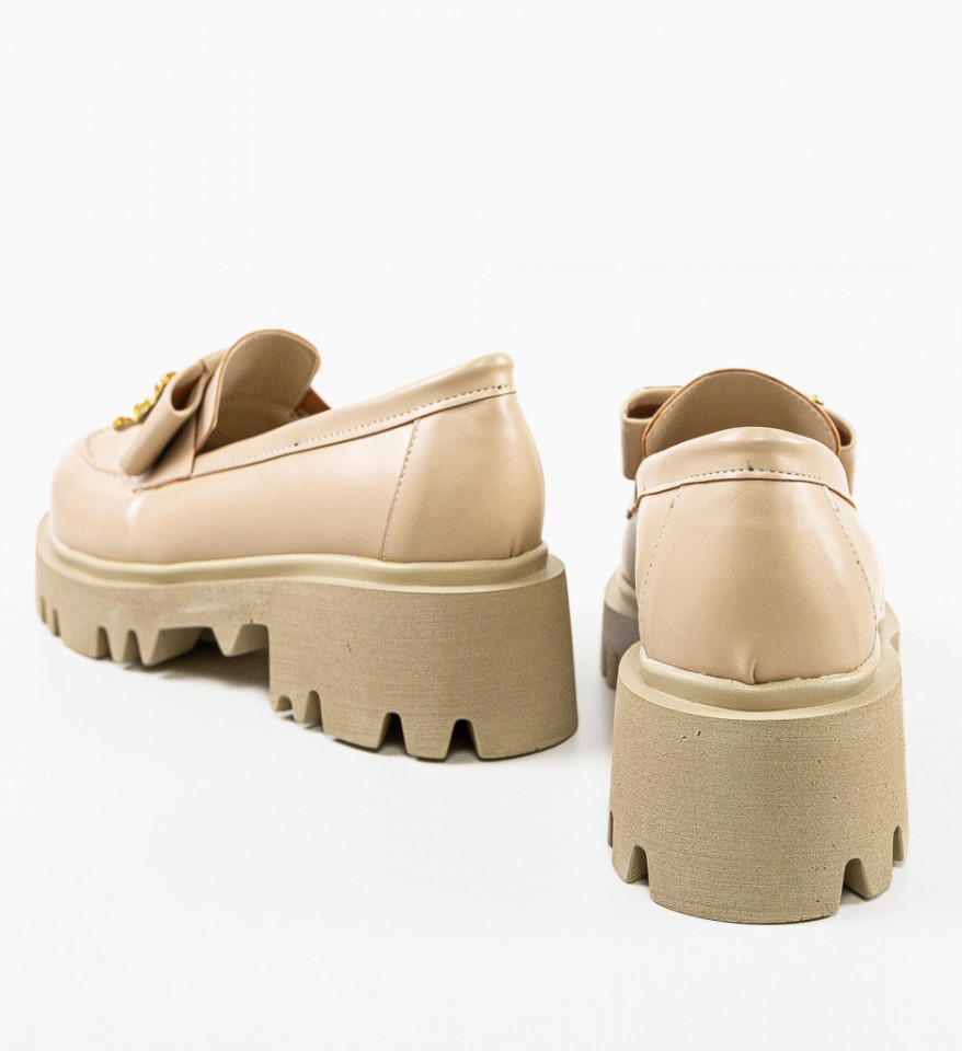 Pantofi Casual Berry Bej - Img 4