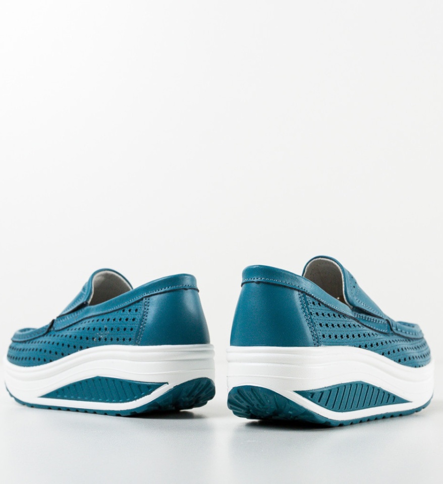 Pantofi Casual Bicaz Albastri - Img 13