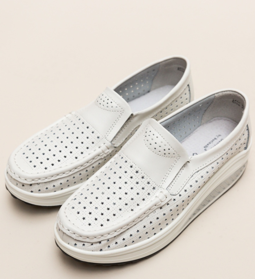 Pantofi Casual Bicaz Albi - Img 12