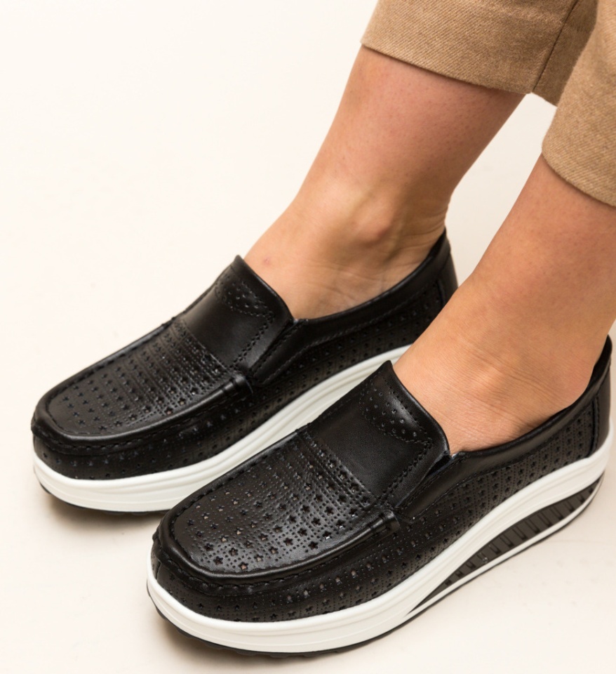 Pantofi Casual Bicaz Negri - Img 10
