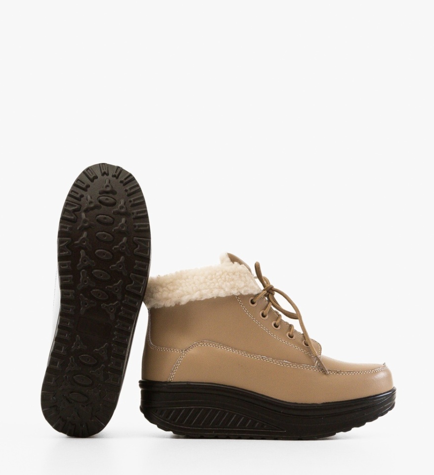 Pantofi Casual Blind Bej - Img 2