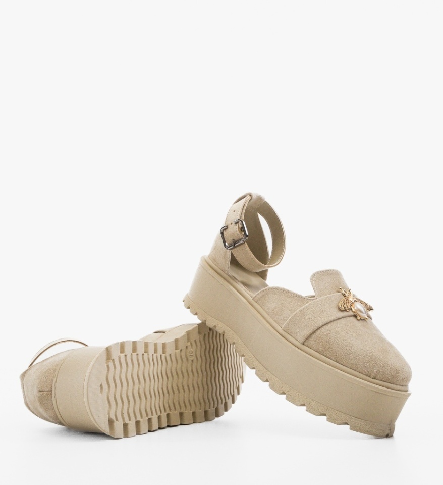 Pantofi Casual Bynna Bej - Img 2