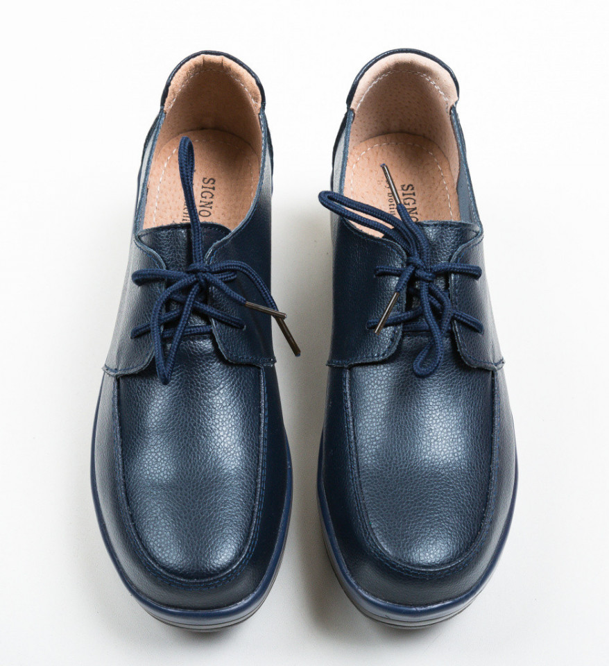 Pantofi Casual Creamt Bleumarin - Img 3