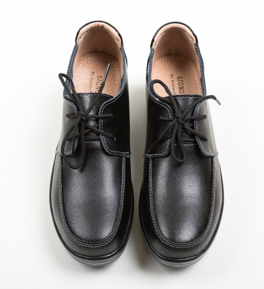 Pantofi Casual Creamt Negri - Img 3