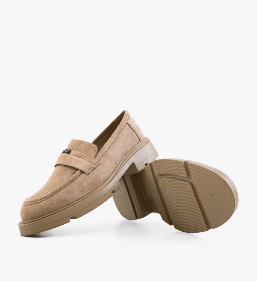 Pantofi casual dama Calform Bej - Img 2
