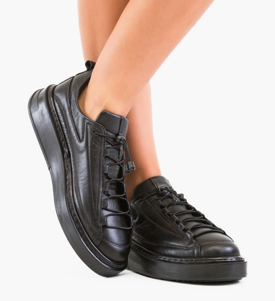 Pantofi casual dama Danubys Negri - Img 4