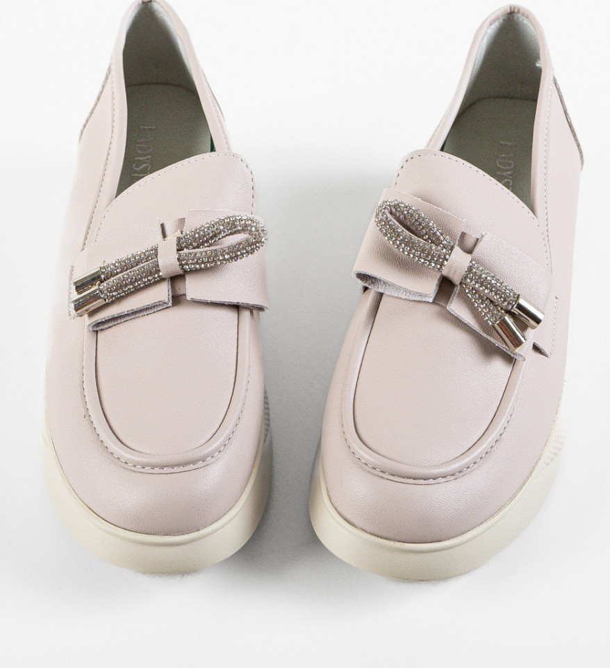 Pantofi casual dama Eacona Roz - Img 2