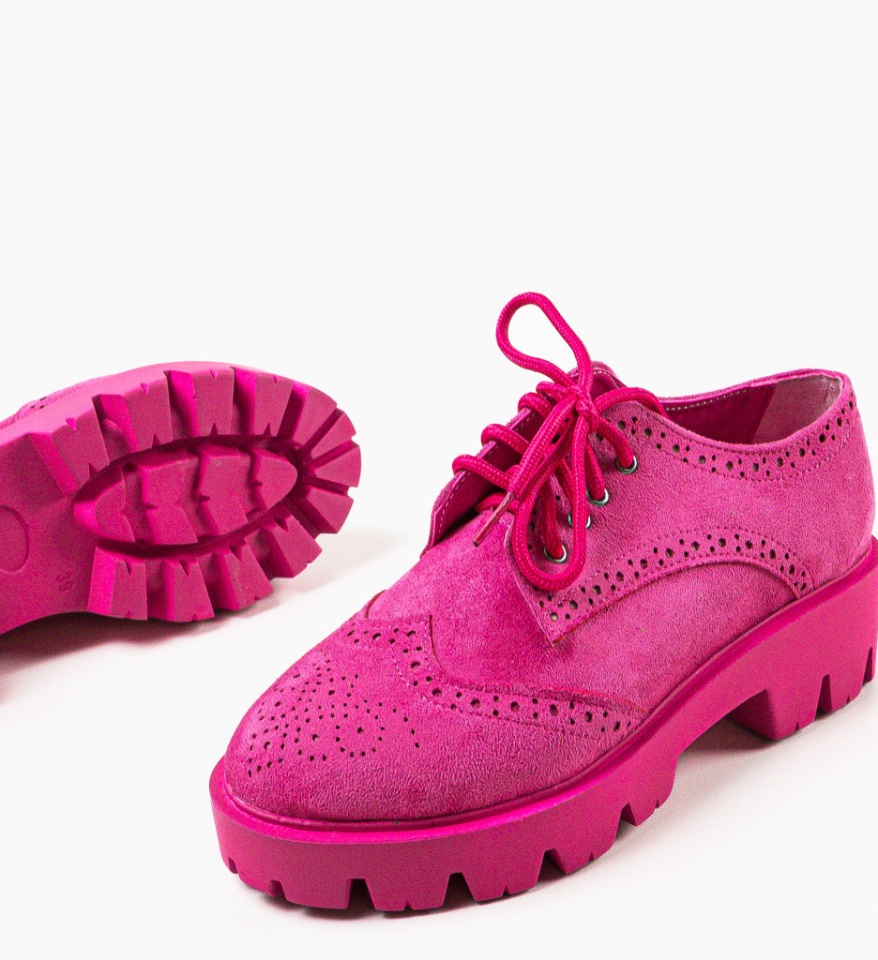Pantofi Casual dama Gomine Fuchsia - Img 5