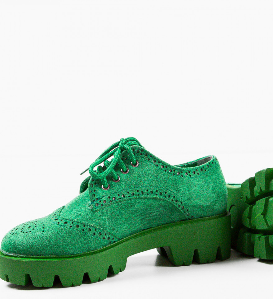 Pantofi Casual dama Gomine Verzi - Img 2