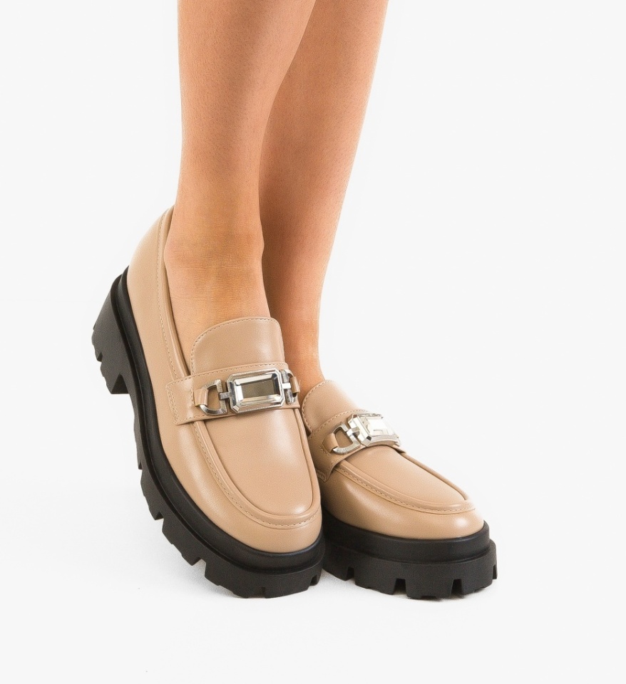 Pantofi Casual dama Kajus Khaki - Img 8