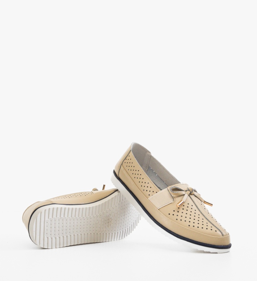 Pantofi Casual dama Niko Bej - Img 3