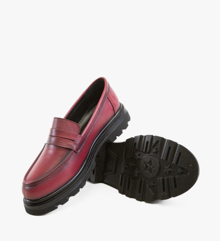 Pantofi casual dama Sheep Grena - Img 2