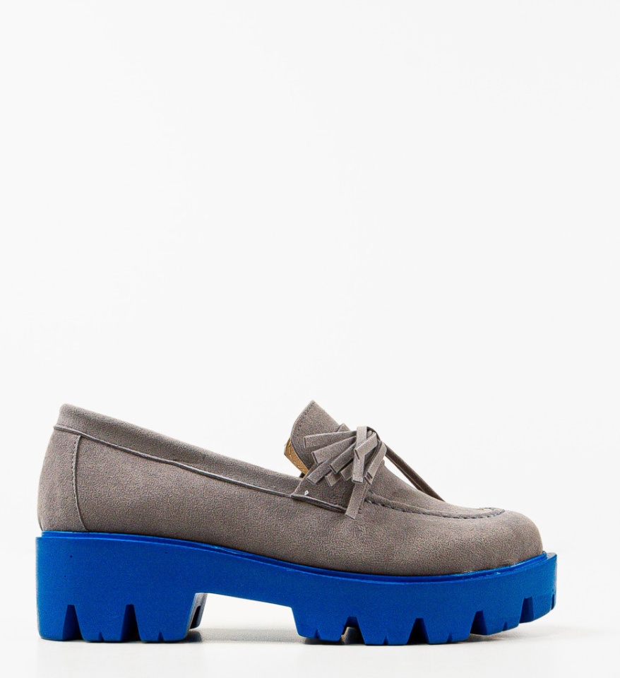 Pantofi Casual dama Sigvald Gri - Img 2