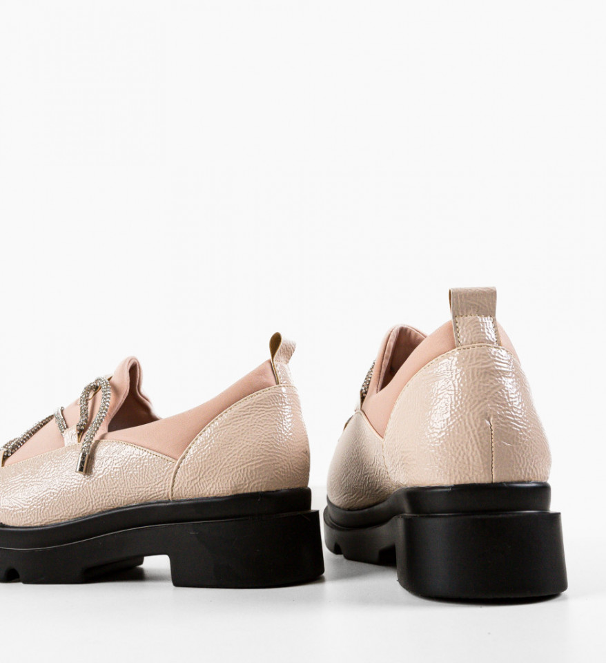 Pantofi Casual dama Stayli Bej - Img 3