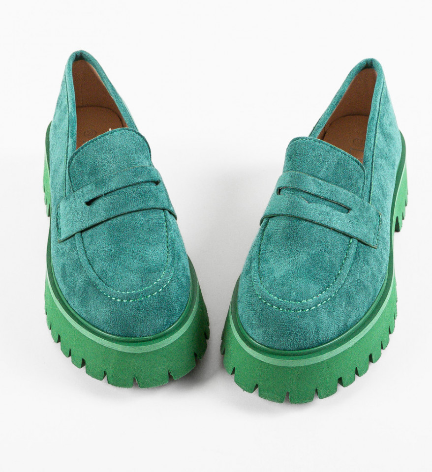 Pantofi Casual dama Stein Verzi - Img 2