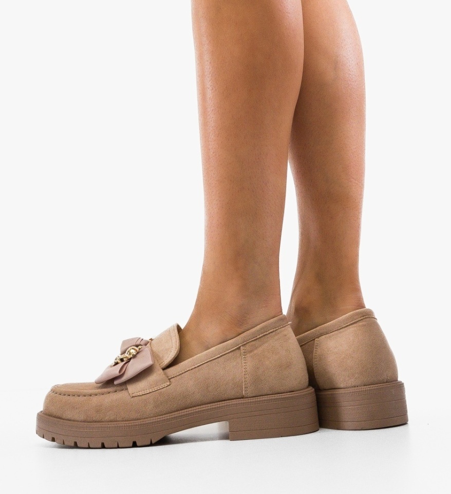 Pantofi casual dama Ster Bej - Img 3