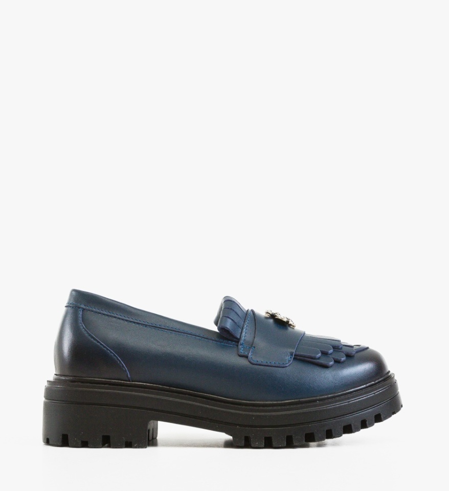 Pantofi casual dama Zenin Bleumarin - Img 7