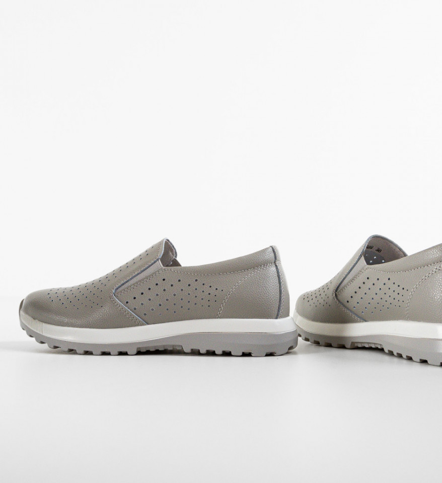 Pantofi Casual Damaris Gri - Img 3