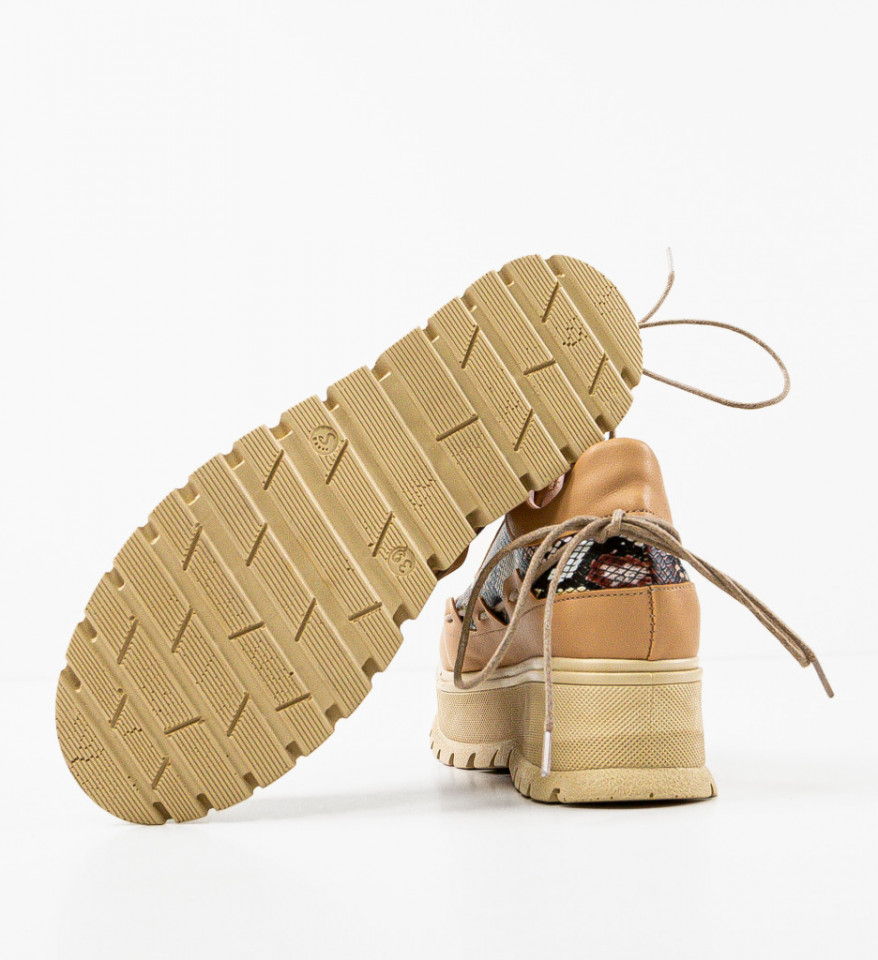 Pantofi Casual Danrta Bej 2 - Img 3