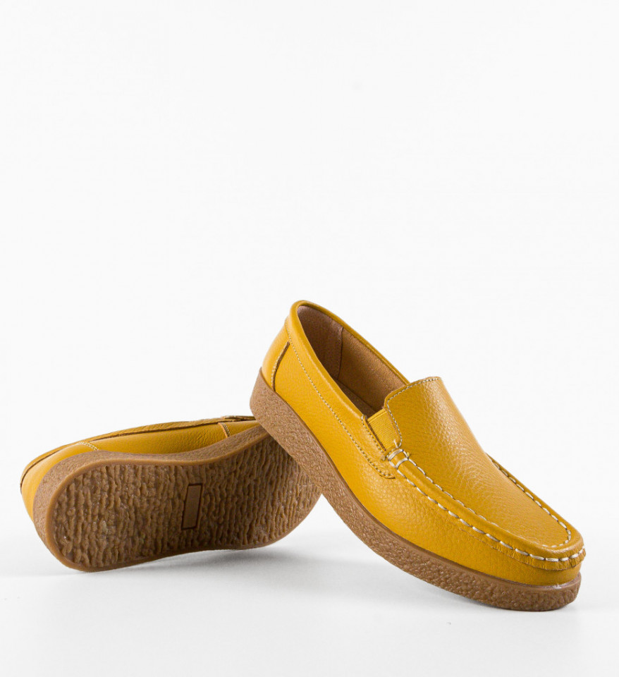 Pantofi Casual Givy Galbeni - Img 2