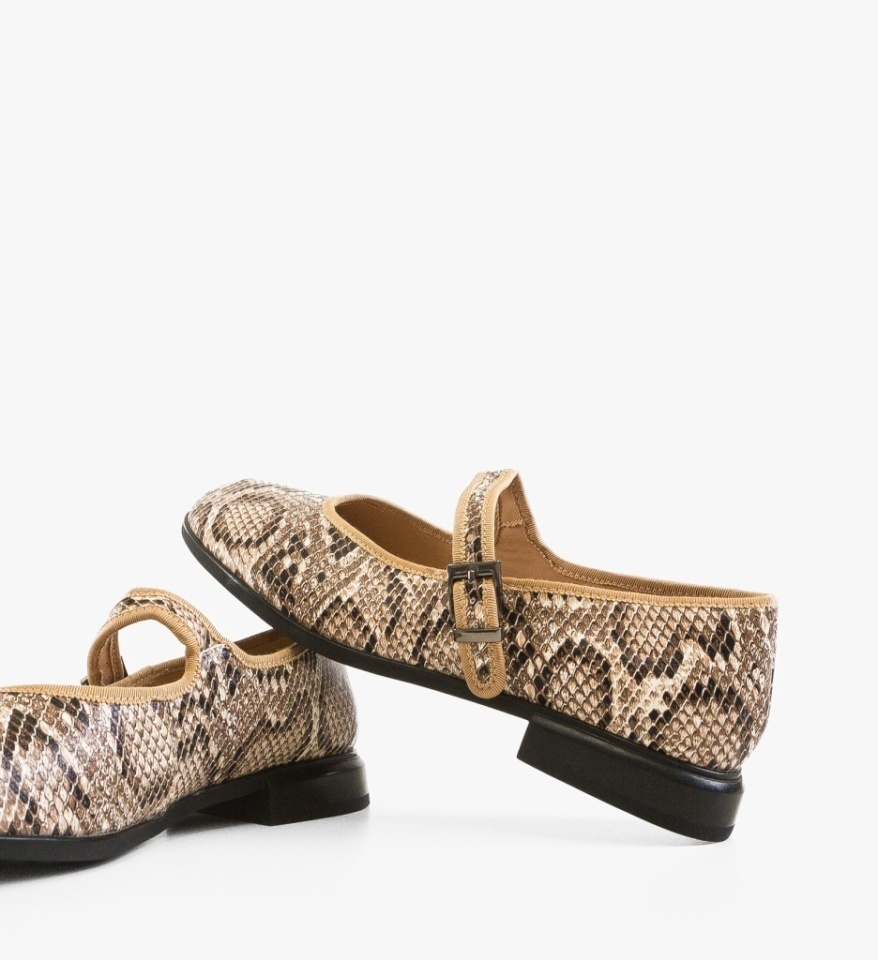 Pantofi Casual Greta Bej 2 - Img 4