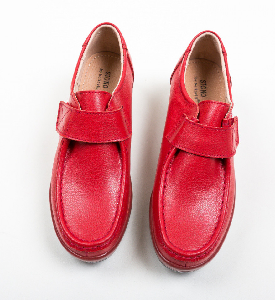 Pantofi Casual Groma Rosii - Img 3