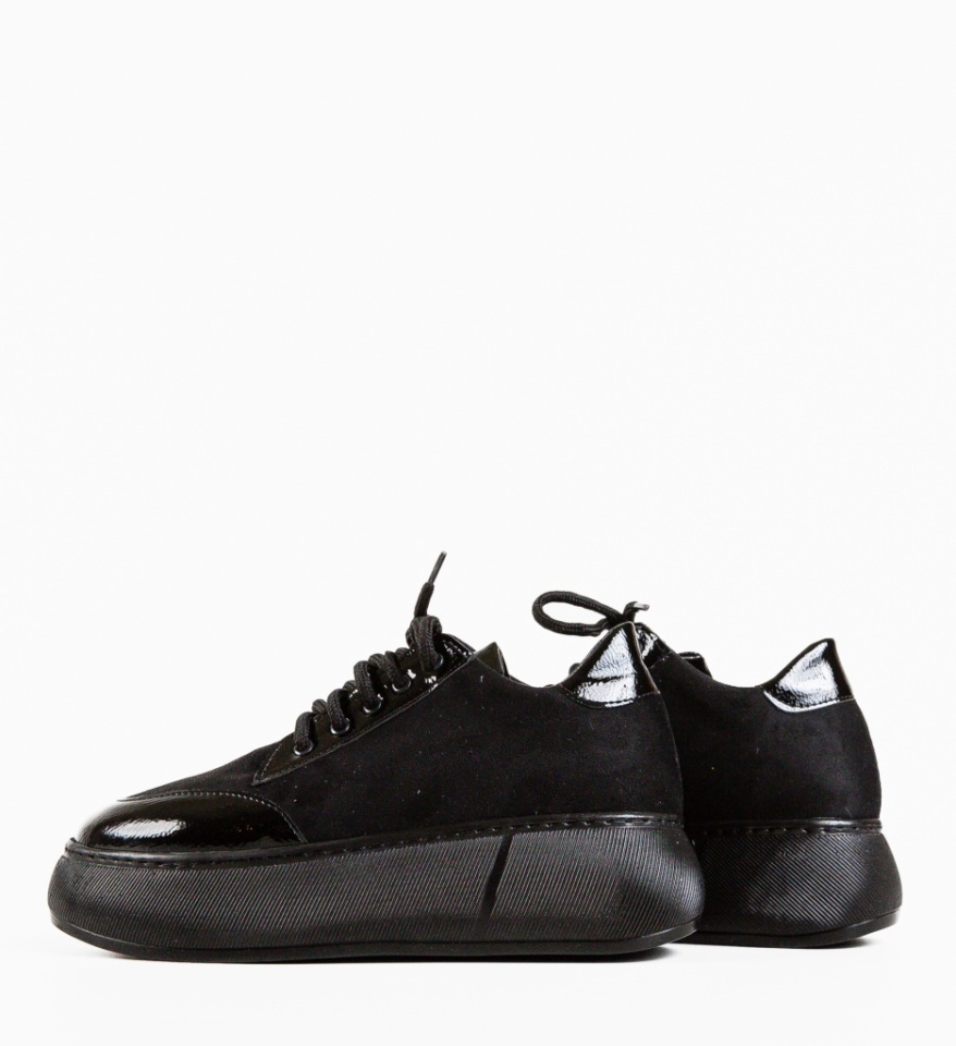 Pantofi Casual Gron Negri 2 - Img 5