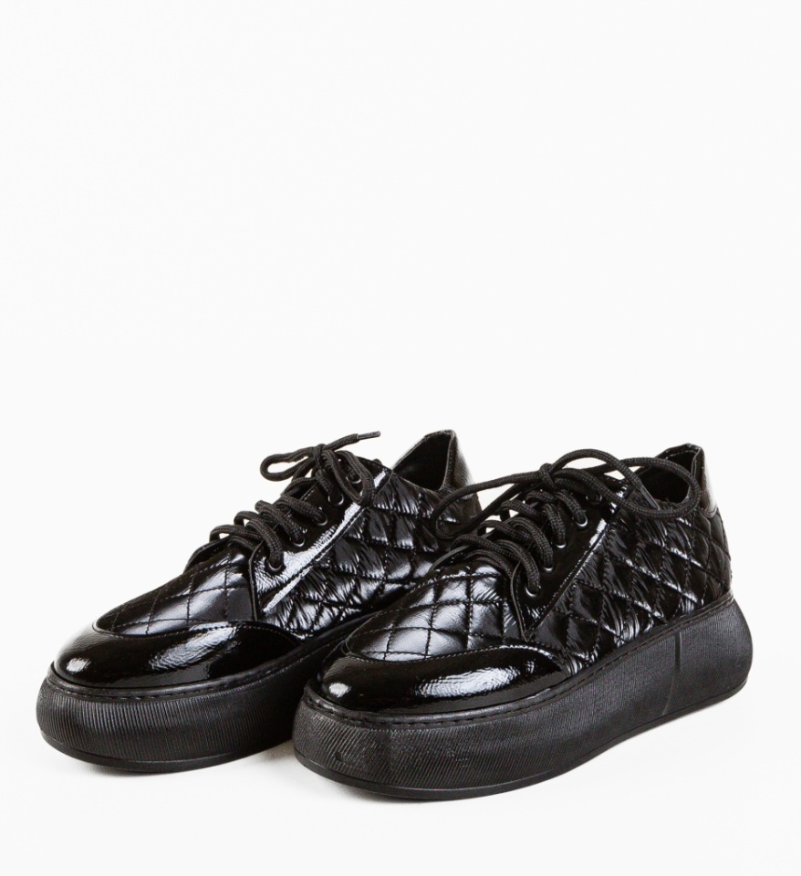 Pantofi Casual Gron Negri - Img 4