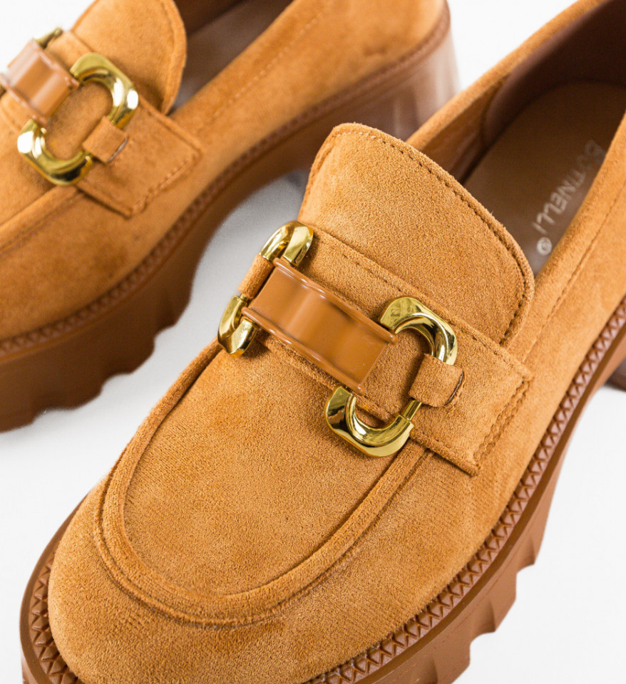 Pantofi Casual Gully Camel - Img 4