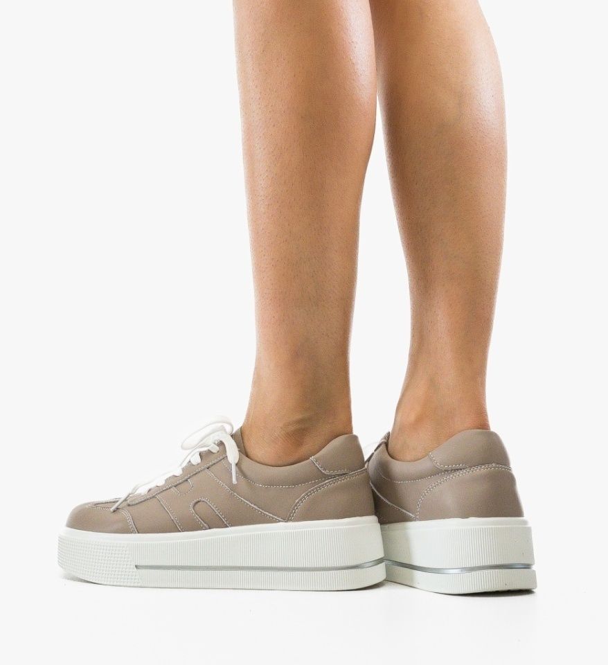 Pantofi Casual Hakro Bej 2 - Img 5