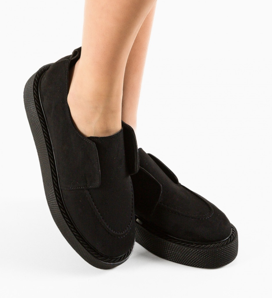 Pantofi Casual Hayter Negri - Img 6