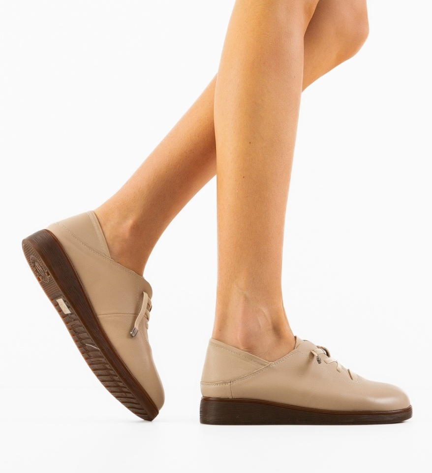 Pantofi Casual Heleg Bej - Img 6