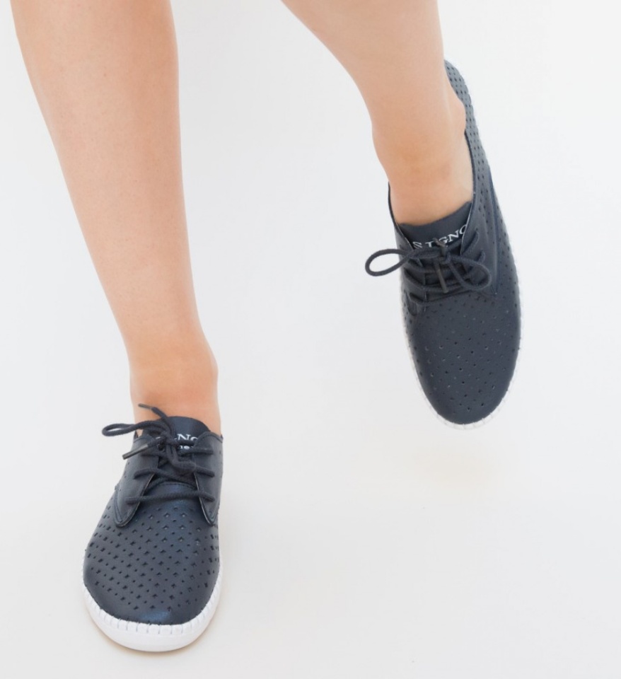 Pantofi Casual Hilio Bleumarin - Img 12