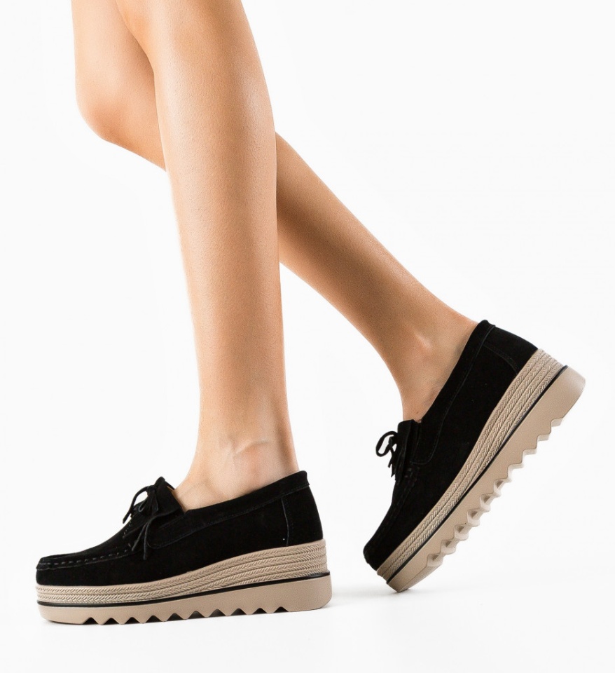 Pantofi Casual Hipok Negri - Img 6