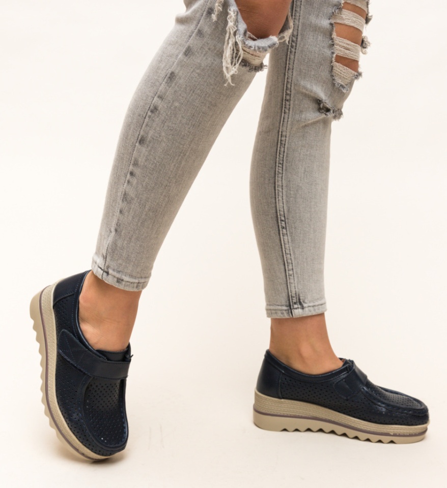Pantofi Casual Histria Bleumarin - Img 11