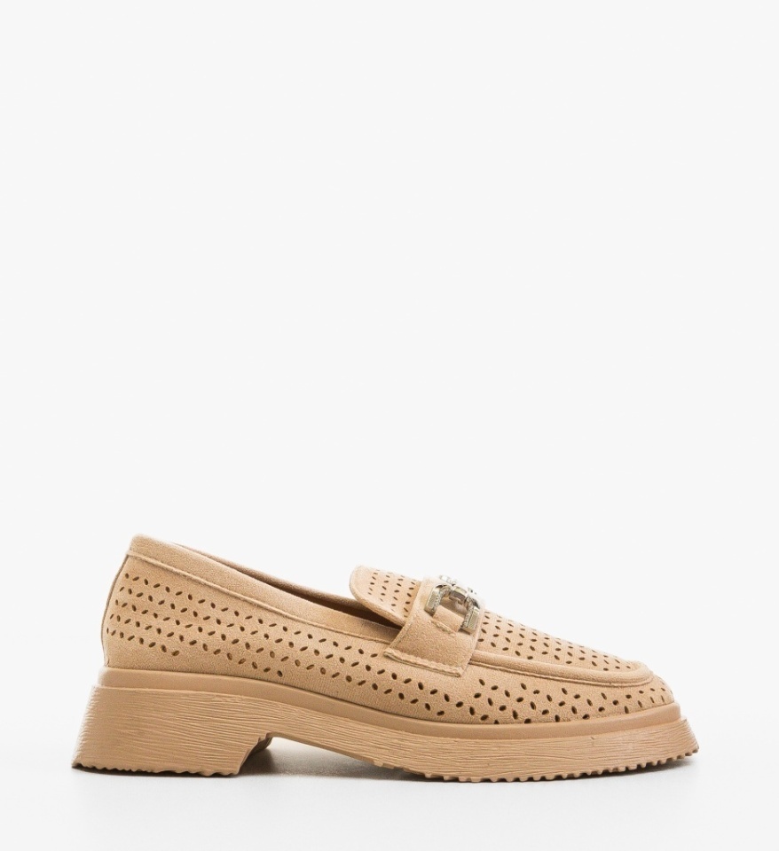 Pantofi Casual Irry Bej - Img 4