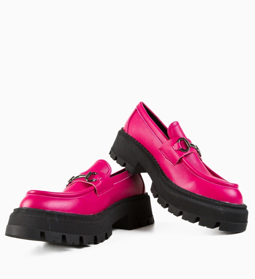 Pantofi Casual Jung Fuchsia - Img 2