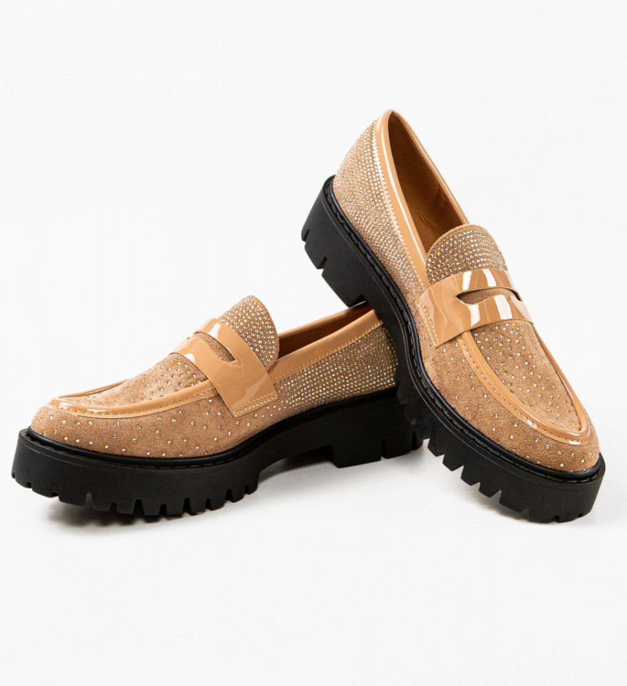 Pantofi Casual Kareem Bej - Img 2
