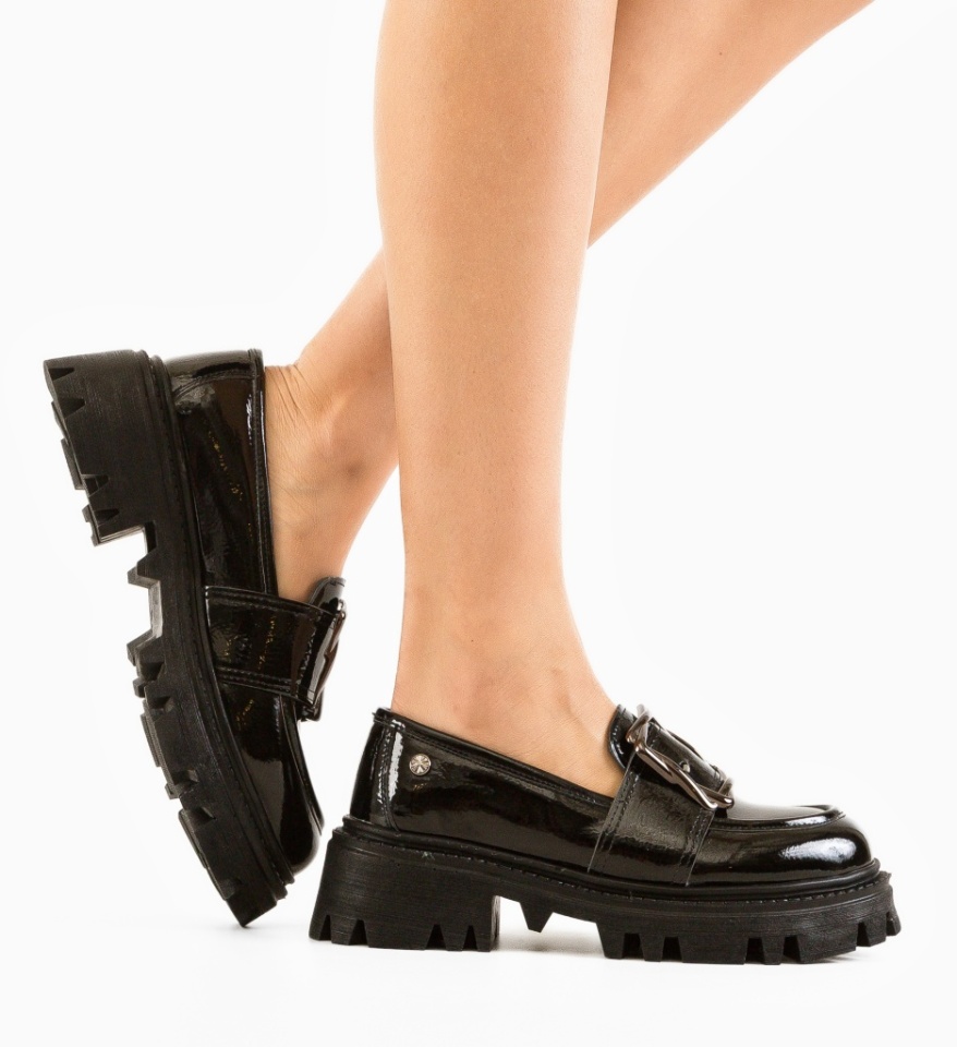 Pantofi Casual Katram Negri - Img 6