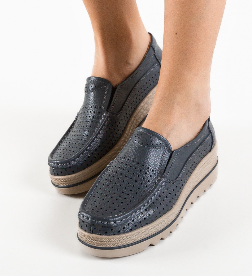 Pantofi Casual Krat Gri - Img 4