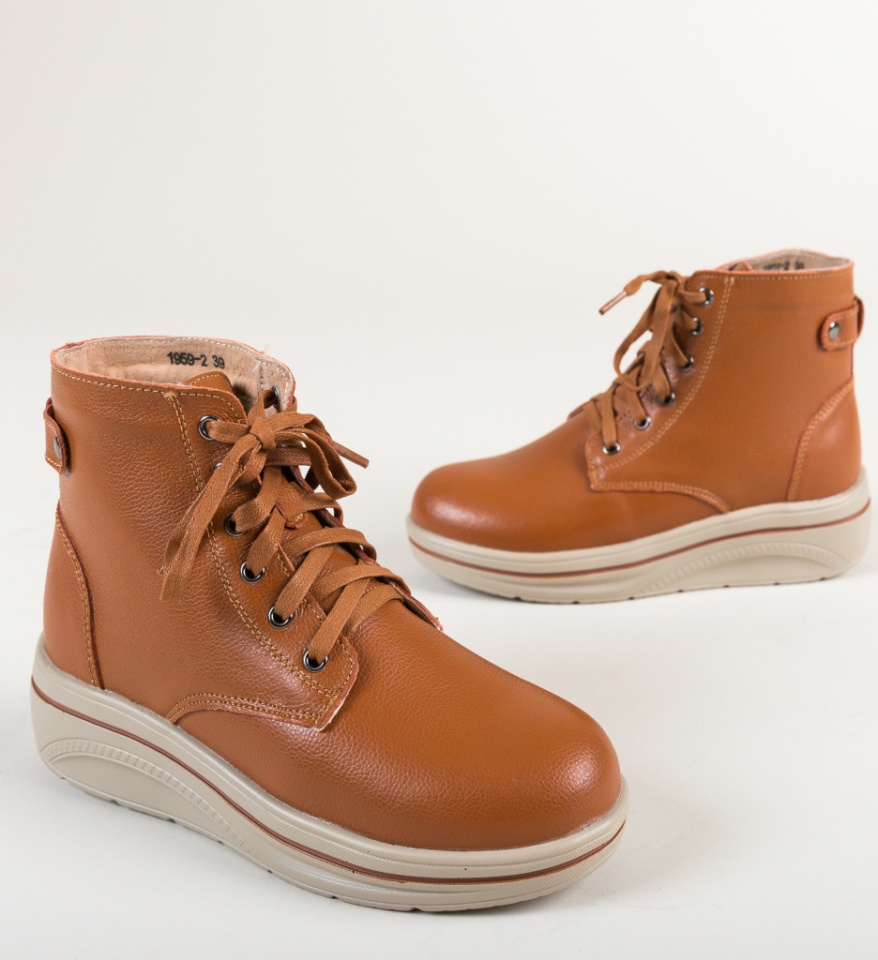 Pantofi Casual Lakiob Camel - Img 9