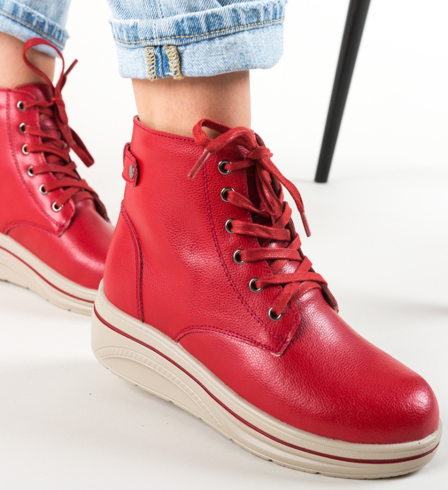 Pantofi Casual Lakiob Rosii - Img 12