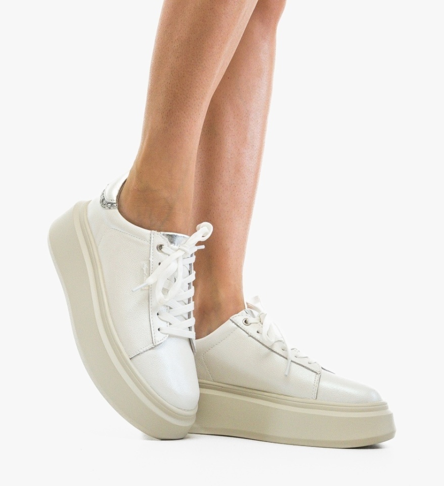Pantofi Casual Lalere Albe - Img 6