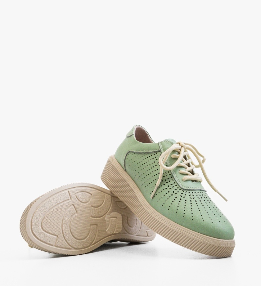 Pantofi Casual Lehe Verzi - Img 2