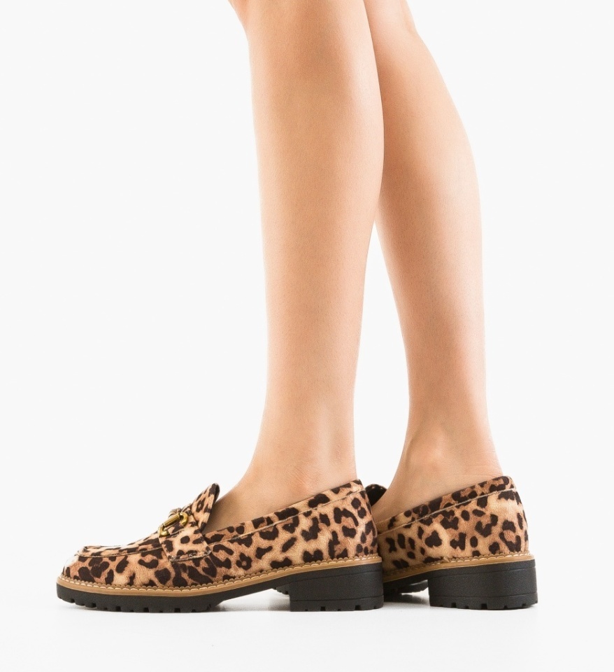 Pantofi Casual Londrey Animal Print - Img 5