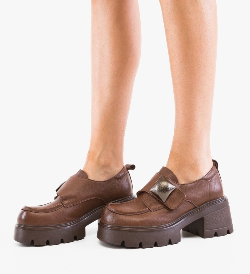 Pantofi Casual Nanyt Camel - Img 2