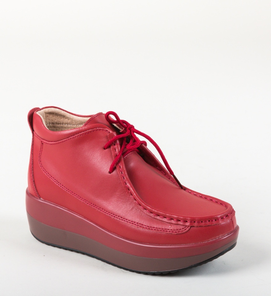 Pantofi Casual Nash Rosii - Img 13