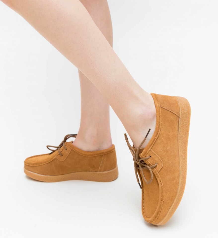 Pantofi Casual Neca Camel - Img 3