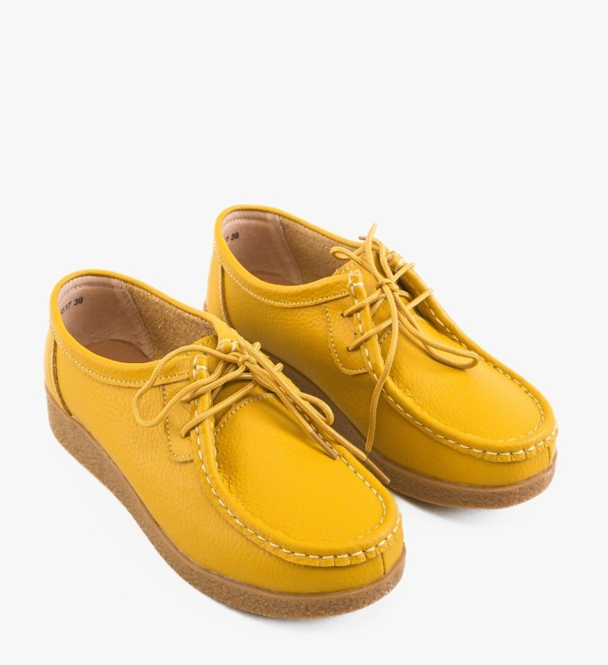 Pantofi Casual Neca Galbeni - Img 3