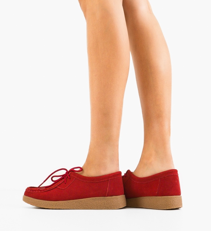 Pantofi Casual Neca Rosii 2 - Img 5